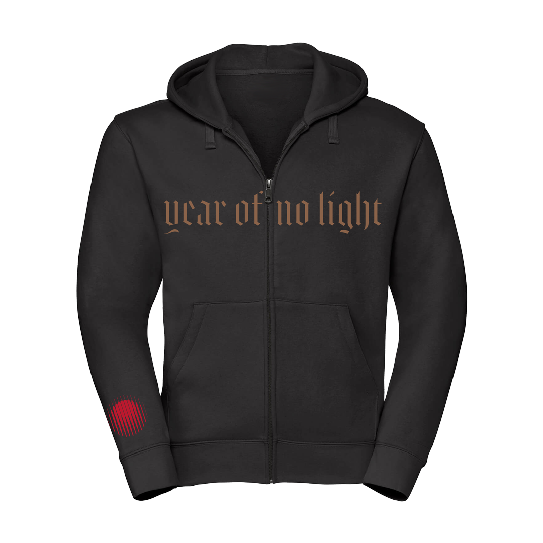 "Consolamentum" Black Zipped hoodie