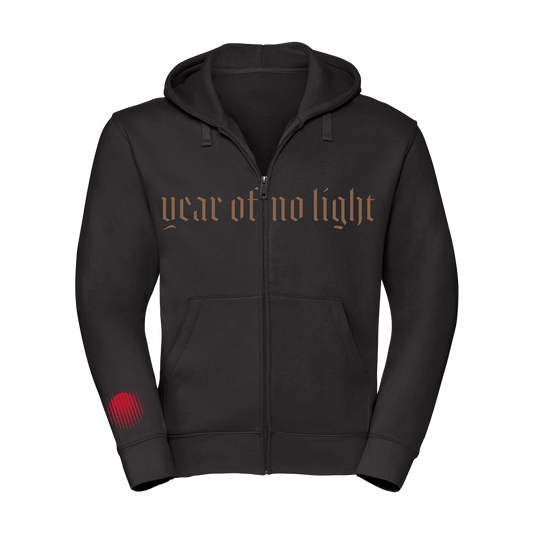 "Consolamentum" Black Zipped hoodie